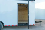 Spartan 8.5 x 20 ft · 14K GVWR · white blackout · 7 ft interior · StableDeck floor Stock #93100 - Thumbnail 8