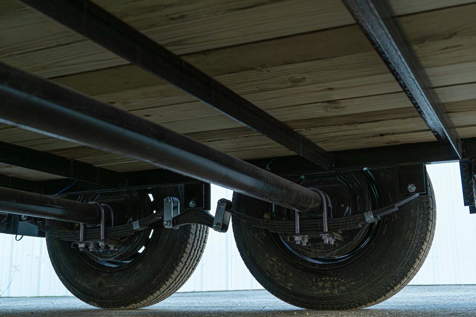 PJ Trailers 16'x83" Tandem Axle 4" Channel Utility Trailer (UL)