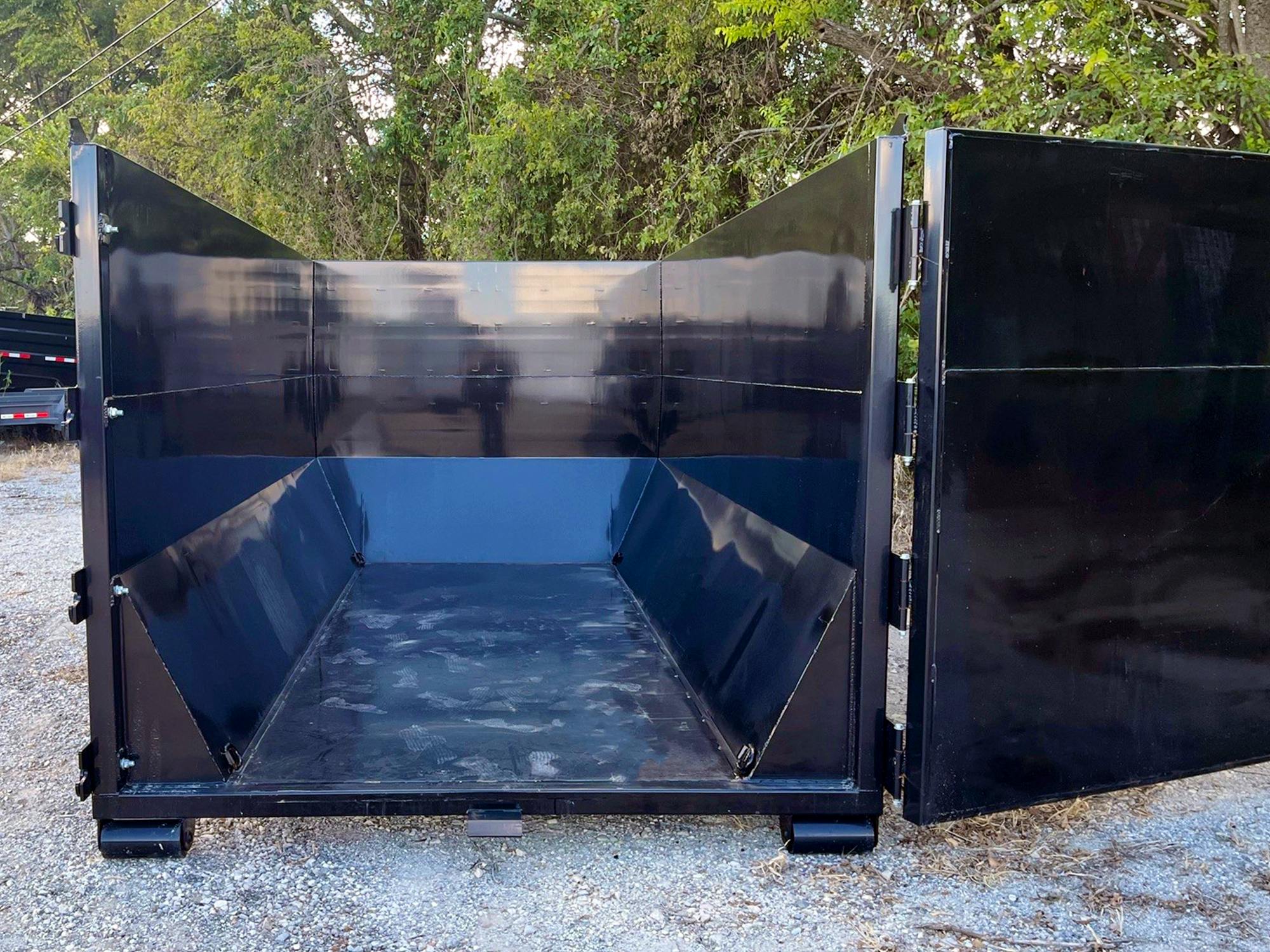 ARC Trailers 14' 20YD Steel Dumpster Bin w/ 6' Sides
