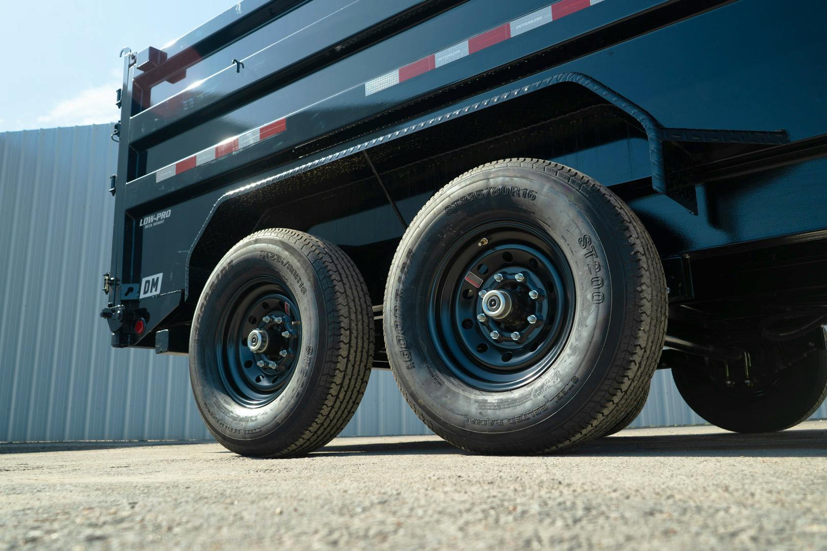 PJ Trailers 14'x83" Low Pro High Side Dump Trailer w/ 4' Sides (DM)