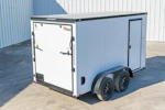 Spartan 6'x12' Enclosed Cargo Trailer w/ Rear Ramp Door (C2) Stock #spartan-6x12-bp5b-232b-354b-s-rrd-wt-sd32-6-6-blop-ps - Thumbnail 3