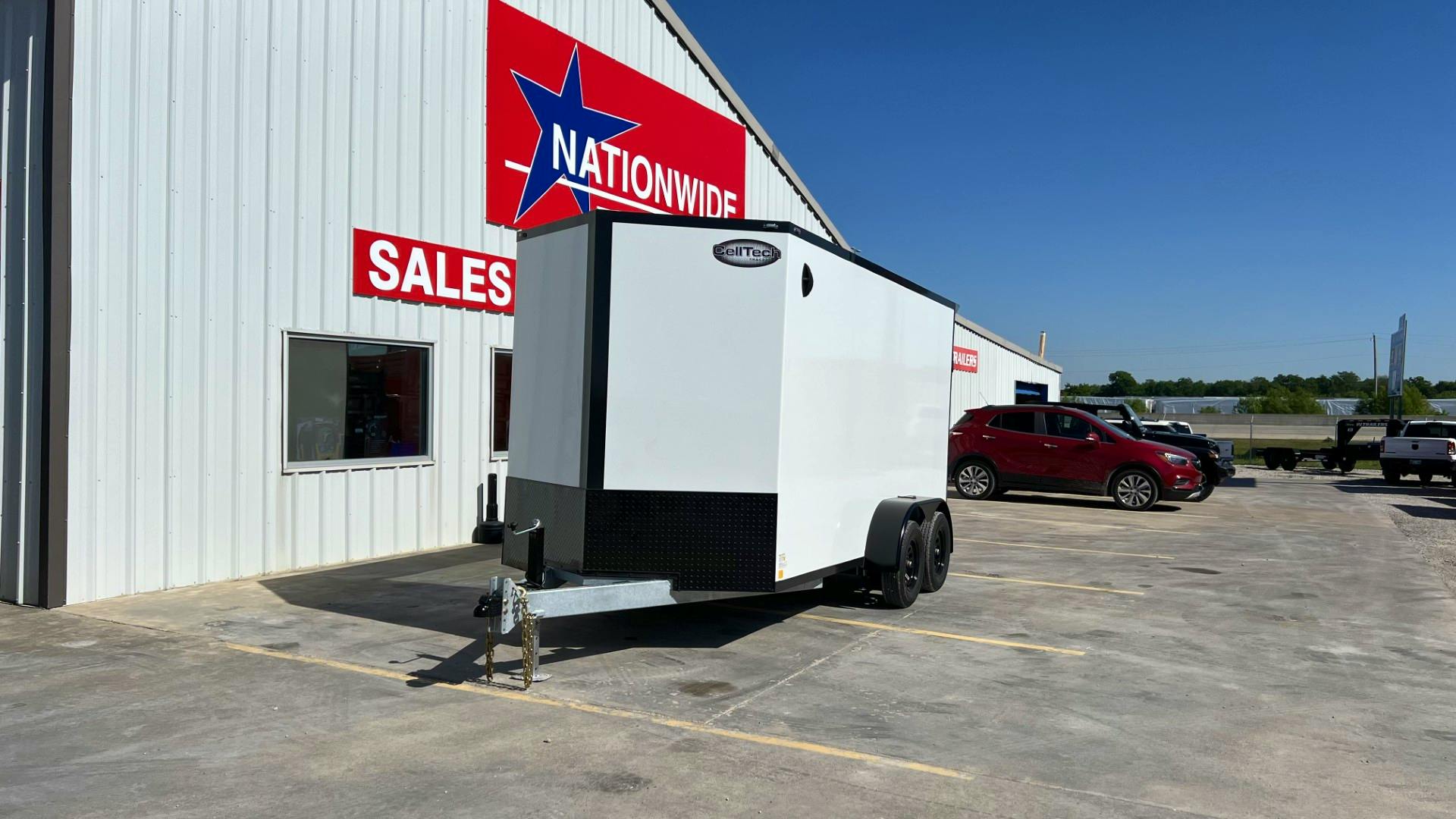 CellTech TA 7' × 14' Enclosed Cargo Trailer