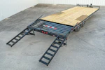 PJ Trailers 24'x102" 8" I-Beam Deckover Flatbed Trailer (F8) Stock #71645 - Thumbnail 3