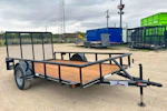 Texas Bragg 12'x77" Utility Trailer w/ 4' Gate (U2) Stock #91095 - Thumbnail 1