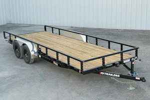 PJ Trailers 20'x83" Tandem Axle 4" Channel Utility Trailer (UL)