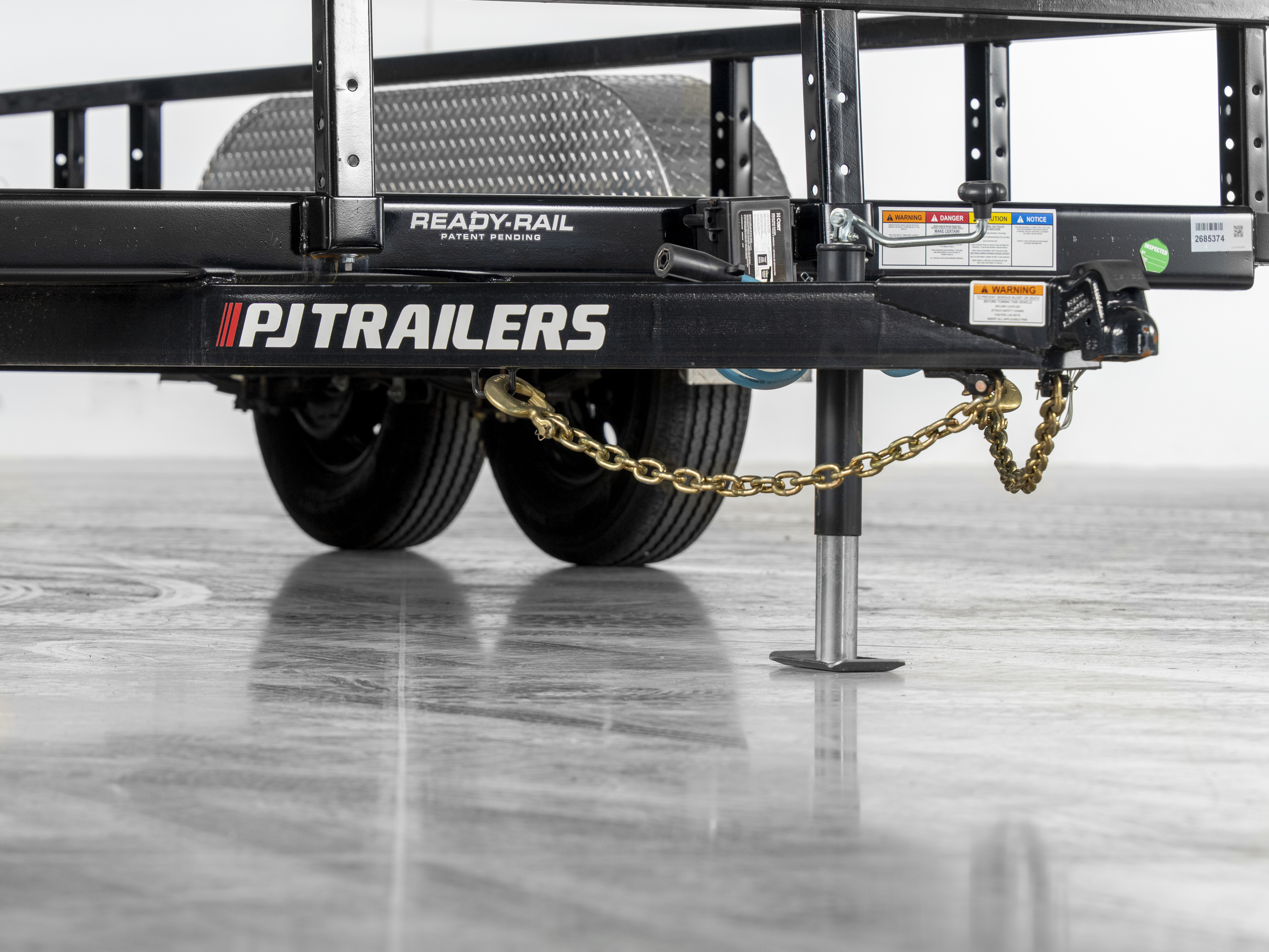 PJ Trailers 14'x83" Tandem Axle 4" Channel Utility Trailer (UL)
