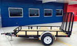 PJ Trailers 10'x60" Single Axle 4" Channel Utility Trailer (U6) Stock #90087 - Thumbnail 1