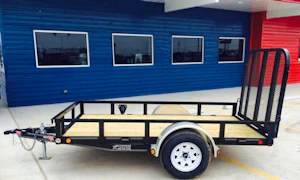 PJ U6 Utility Trailer Stock #U6 - Thumbnail 1