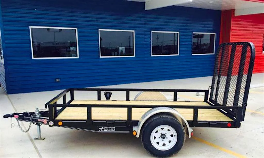 PJ Trailers 10'x60" Single Axle 4" Channel Utility Trailer (U6) - Stock #90087 - Image 1 of 6 PJ Trailers 10'x60" Single Axle 4" Channel Utility Trailer (U6) - Stock #90087 - Image 1 of 6