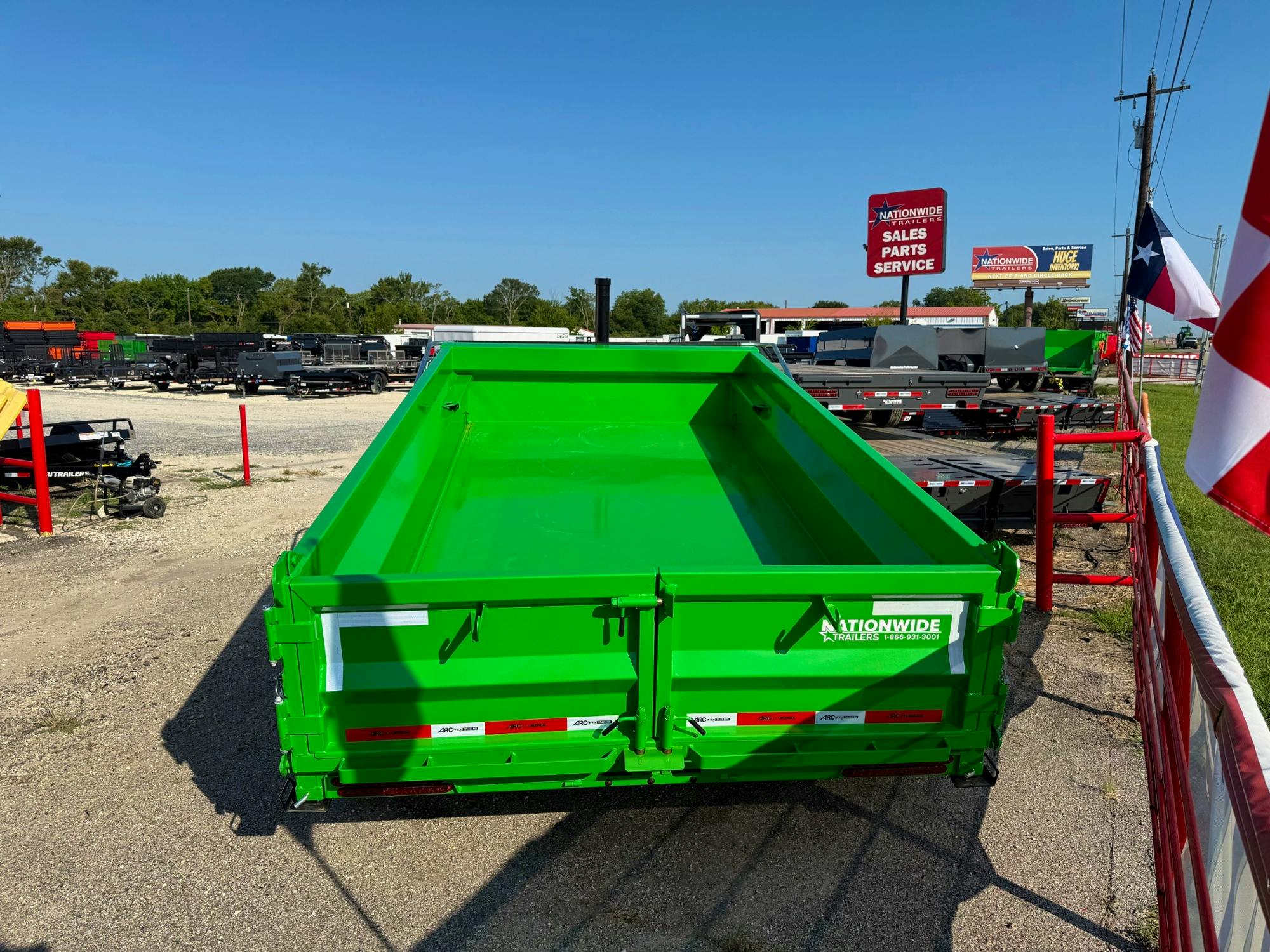 ARC Trailers ARC BDT 14' × 83" Telescopic Dump Trailer