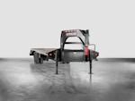 PJ Trailers 40'x102" Flatbed Trailer w/ Duals & Air-ride (FD) Stock #pj-fdq40c2hlwk-gv25-ja02-rtst - Thumbnail 1