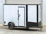 Spartan 6'x12' Enclosed Cargo Trailer w/ Rear Ramp Door (C1) Stock #91194 - Thumbnail 1