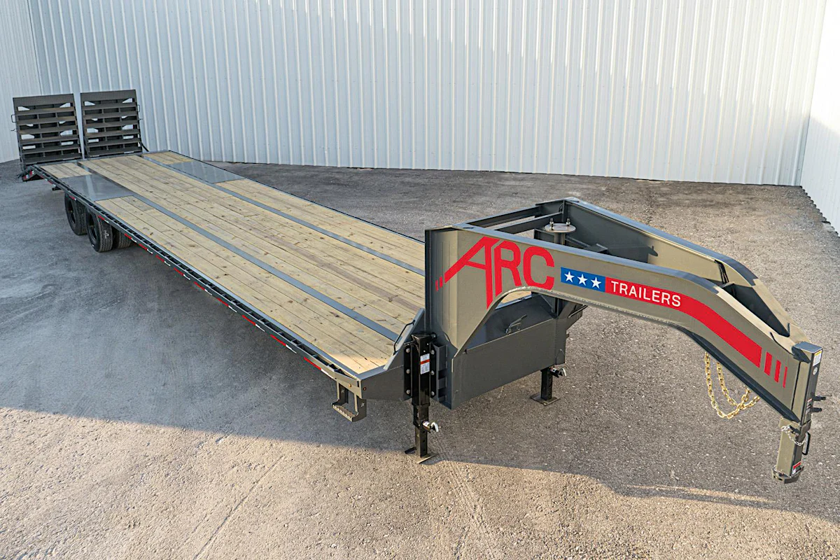 ARC Trailers 40'x102" 24K Gooseneck Flatbed Trailer w/ Duals (GDD) - Stock #90231 - Image 1 of 10 ARC Trailers 40'x102" 24K Gooseneck Flatbed Trailer w/ Duals (GDD) - Stock #90231 - Image 1 of 10