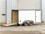 Spartan 7 x 14 ft · white blackout · 6 ft 6 in interior · plywood floor Stock #89011 - Thumbnail 3
