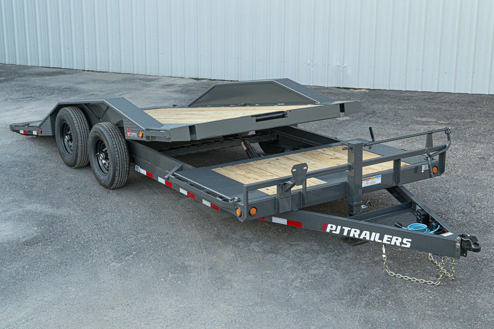 PJ Trailers 20'x102" 6" Channel Super-Wide Gravity Tilt Trailer (TS)
