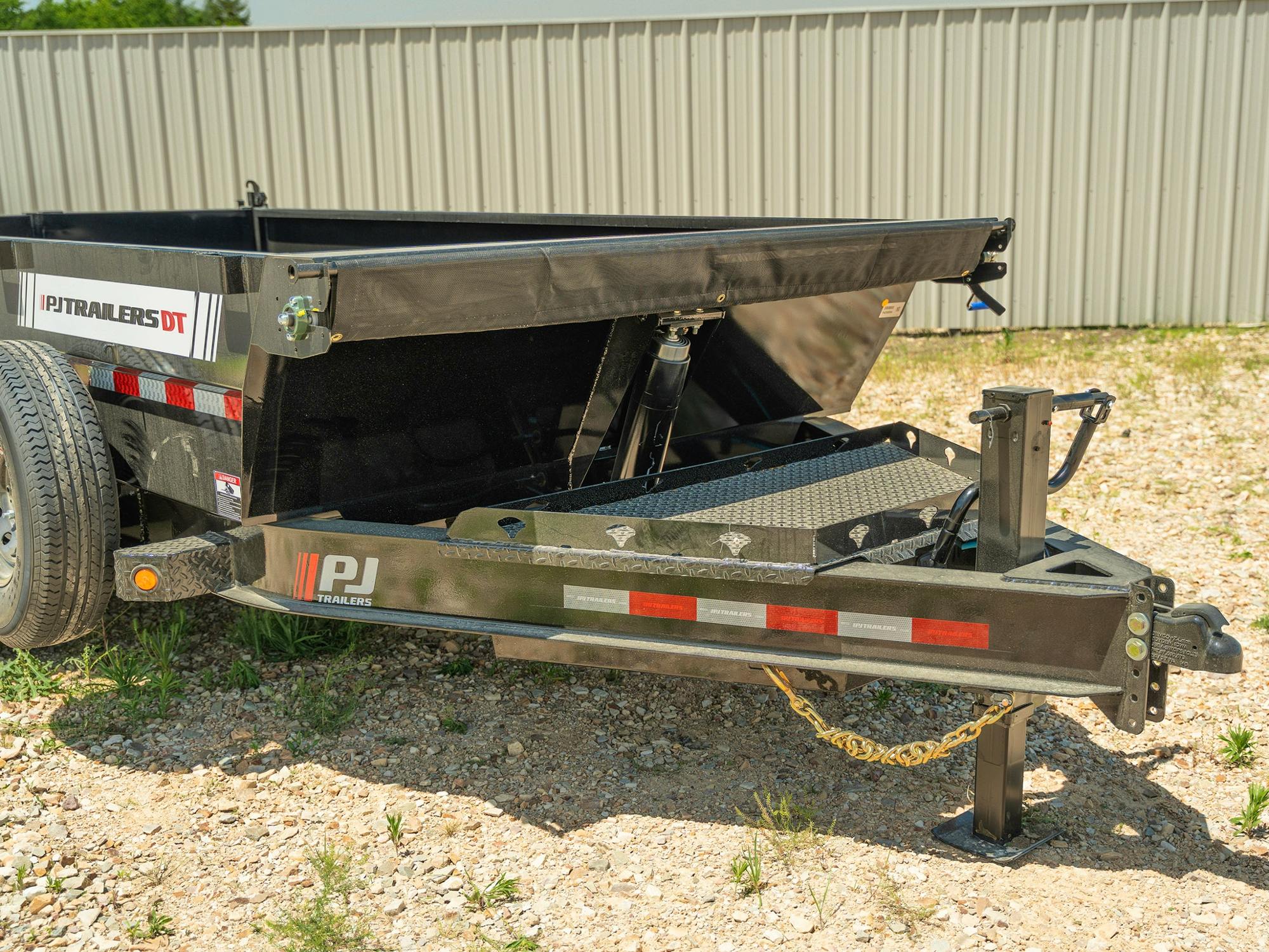 PJ Trailers 14'x83" Telescopic Dump Trailer w/ 2' Sides (DT)