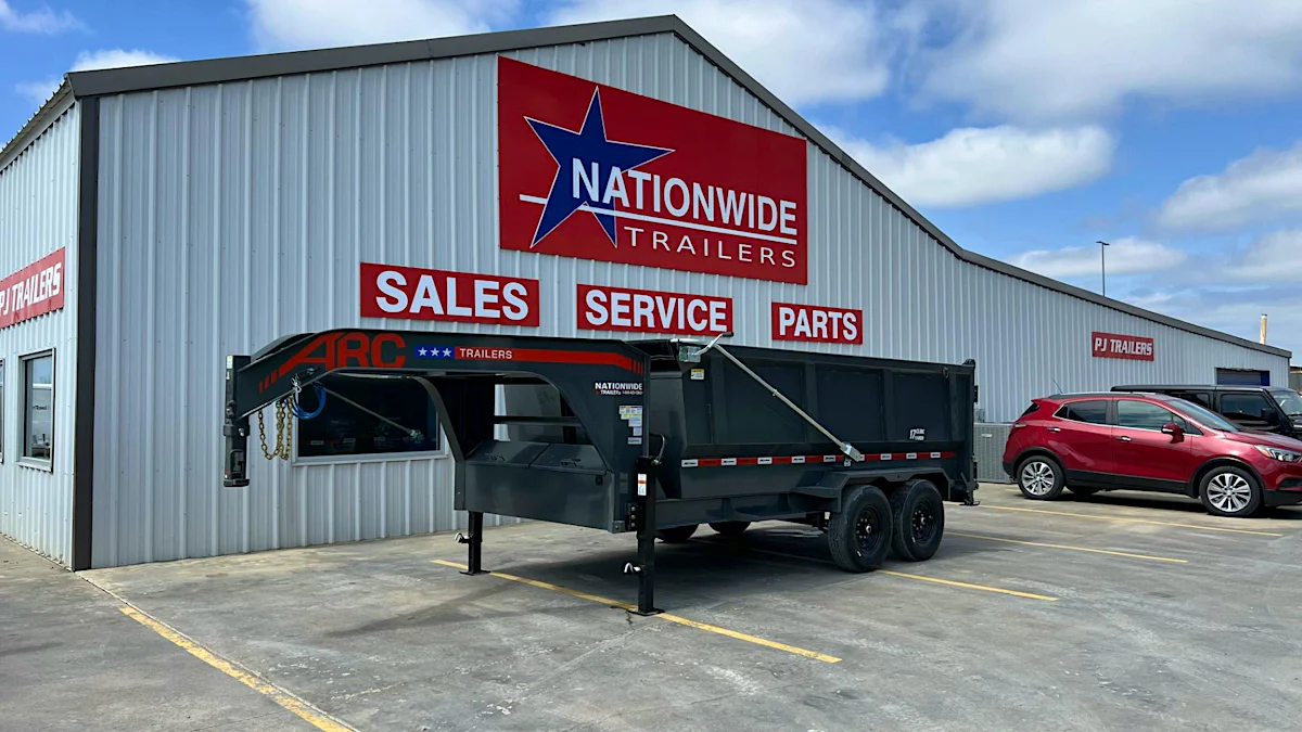 ARC Trailers 14'x83" Gooseneck Telescopic Dump Trailer w/ 4' Sides (GDT) - Stock #92261 - Image 1 of 6 ARC Trailers 14'x83" Gooseneck Telescopic Dump Trailer w/ 4' Sides (GDT) - Stock #92261 - Image 1 of 6