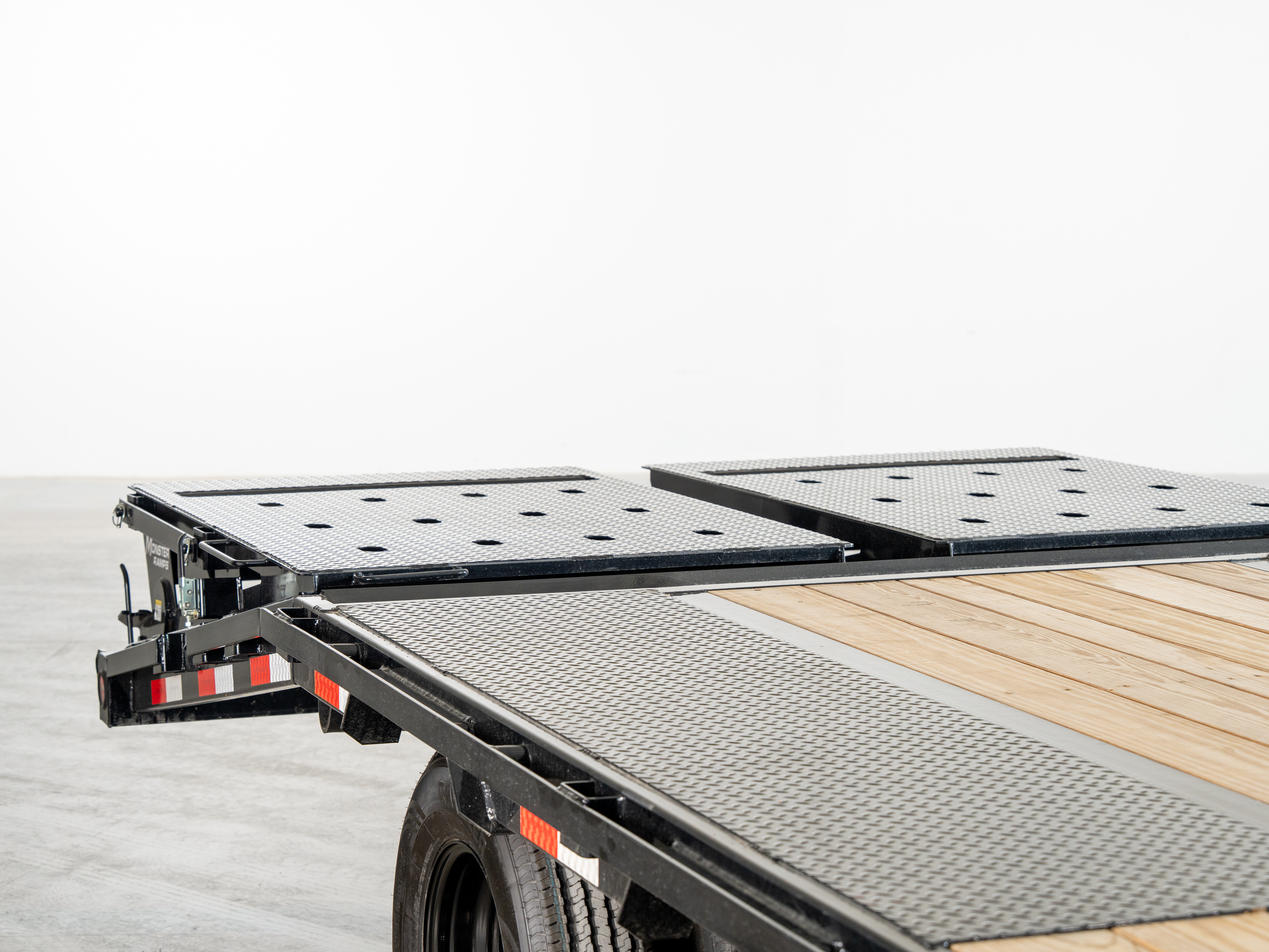 PJ Trailers 25'x102" Low Pro Pintle Flatbed Trailer w/ Duals (PL)