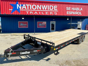 LoneStar 24'x102" 8" I-Beam Deckover Trailer