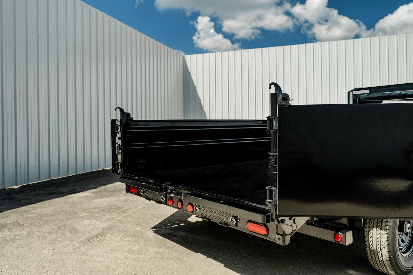 PJ Trailers 14'x83" GN Low Pro Dump Trailer w/ 2' Sides (DL)