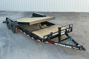 PJ Trailers 20'x82" 6" Channel Equipment Gravity Tilt Trailer (T6)