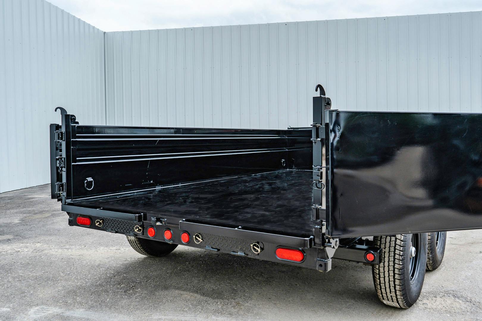 PJ Trailers 12'x83" Low Pro Dump Trailer w/ 2' Sides (DL)