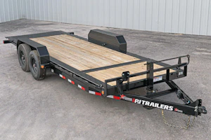 PJ Trailers 20'x82" 6" Channel Hydraulic Equipment Gravity Tilt Trailer (TJ)
