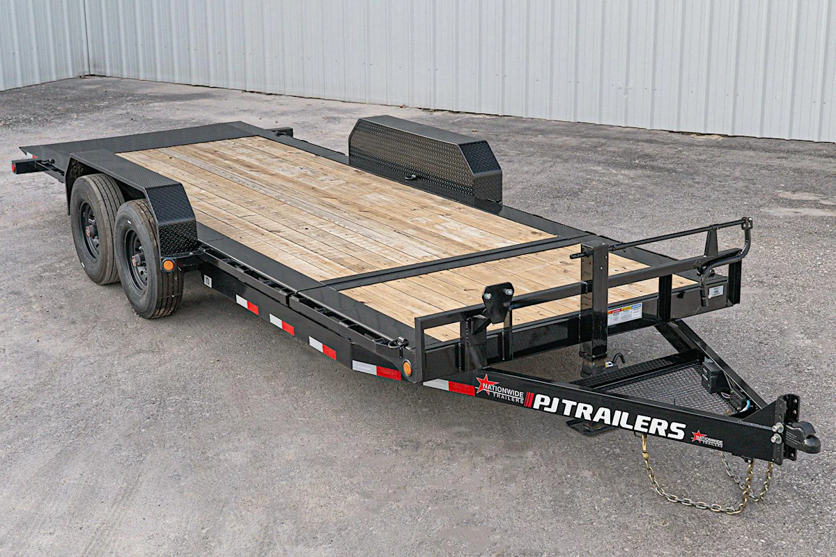 PJ Trailers 20'x82" 6" Channel Hydraulic Equipment Gravity Tilt Trailer (TJ) - Stock #84240 - Image 1 of 12 PJ Trailers 20'x82" 6" Channel Hydraulic Equipment Gravity Tilt Trailer (TJ) - Stock #84240 - Image 1 of 12