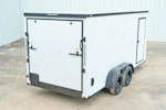 Spartan 7 x 16 ft · 9,990 lb GVWR · white blackout · 6 ft 6 in interior · StableDeck floor Stock #93063 - Thumbnail 3