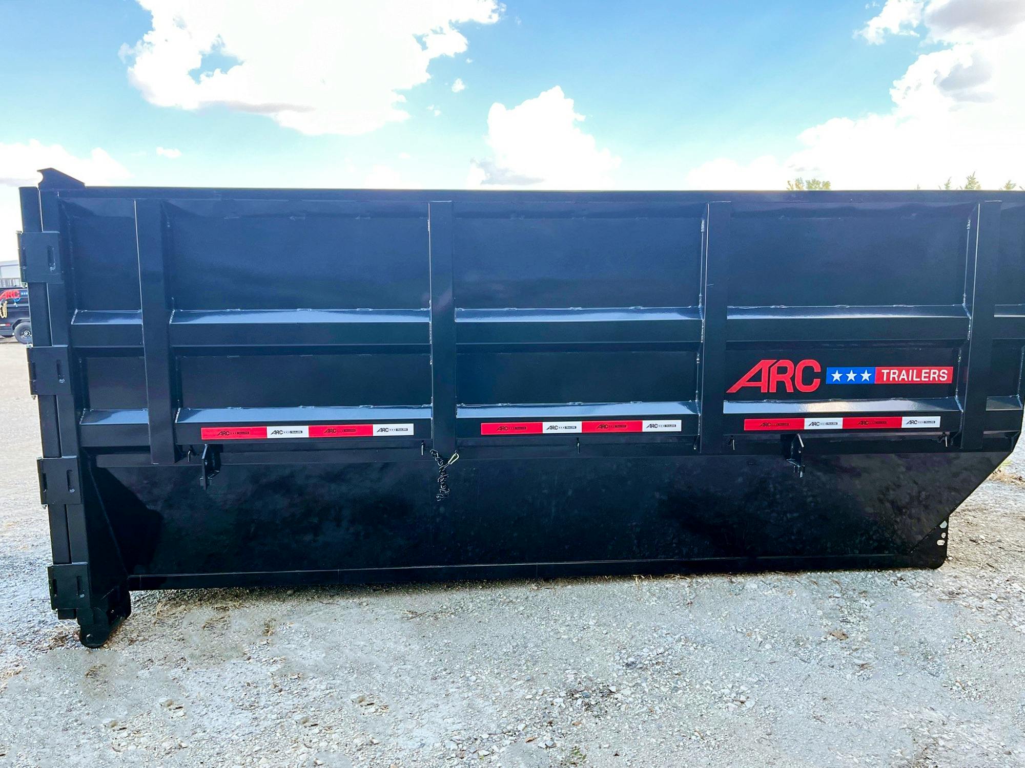 ARC Trailers 14' 20YD Steel Dumpster Bin w/ 6' Sides