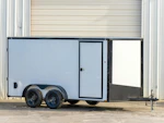 Spartan 7 x 14 ft · white blackout · 6 ft 6 in interior · plywood floor Stock #89011 - Thumbnail 1
