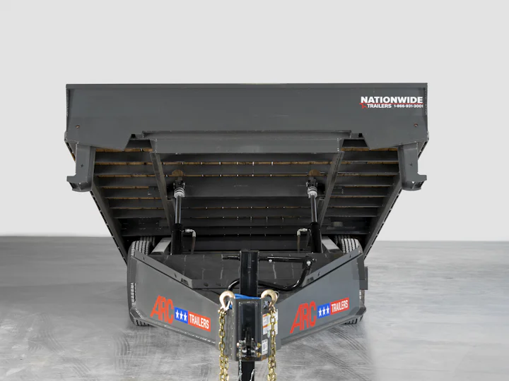 ARC Trailers Bumper Pull Tilt Deckover, studio view 23