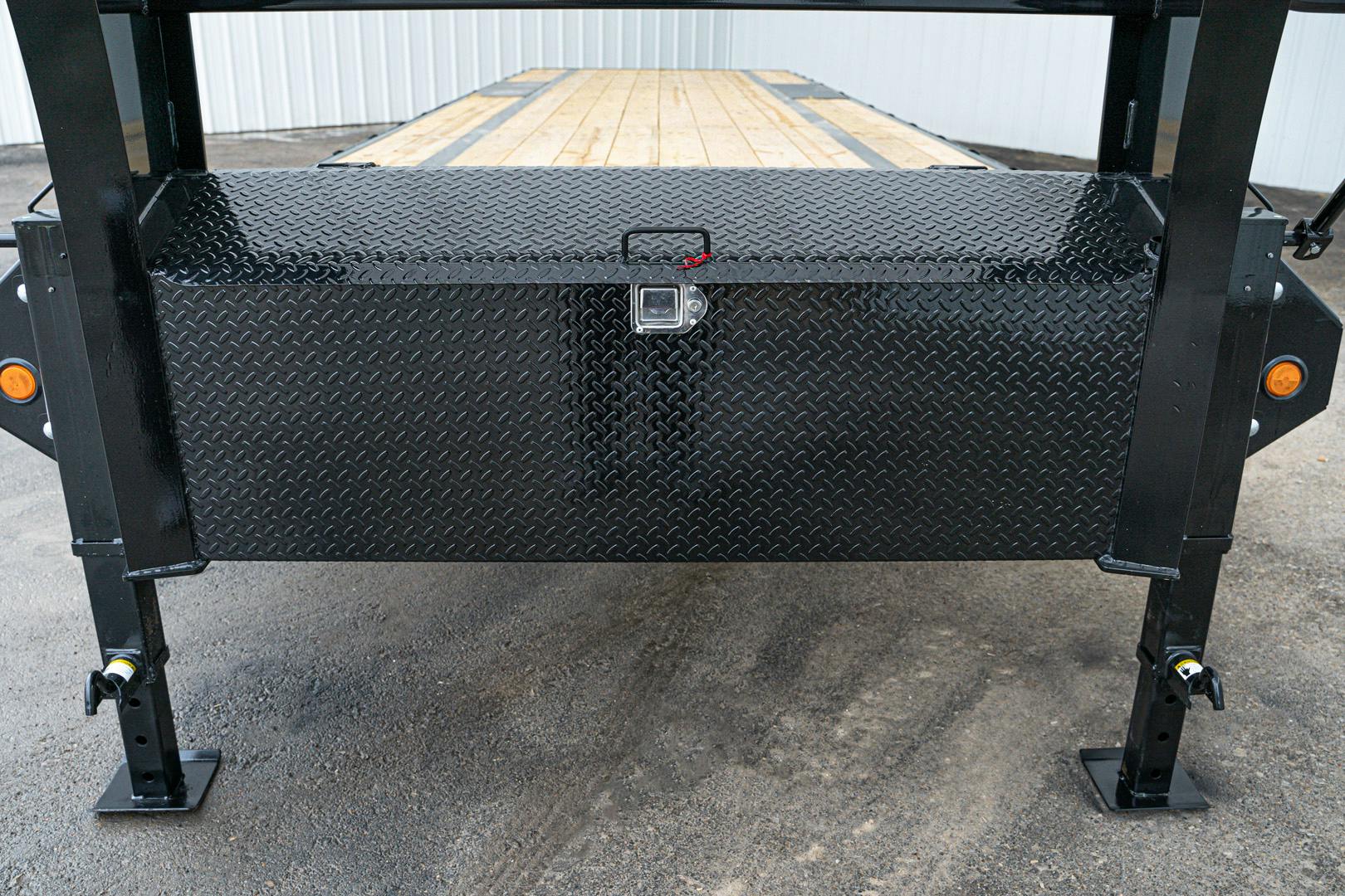 PJ Trailers 32'x102" Gooseneck Low Pro Flatbed Trailer w/ Singles (LS)