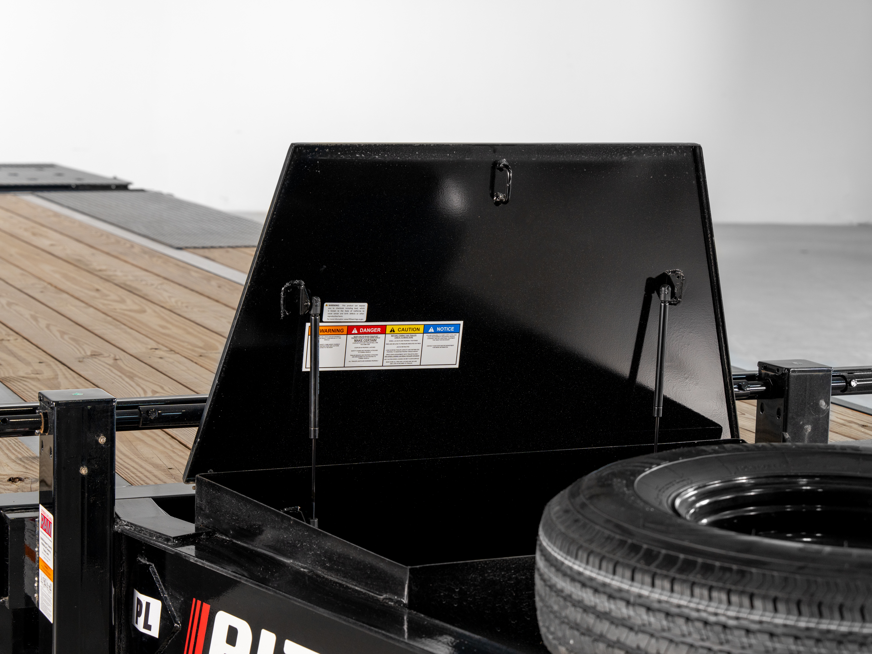 PJ PL Flatbed Trailer Stock #PL - Thumbnail 4