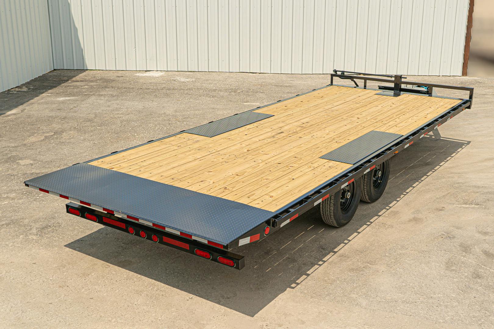 PJ Trailers 22'x102" Deckover Power Tilt Trailer (T8)