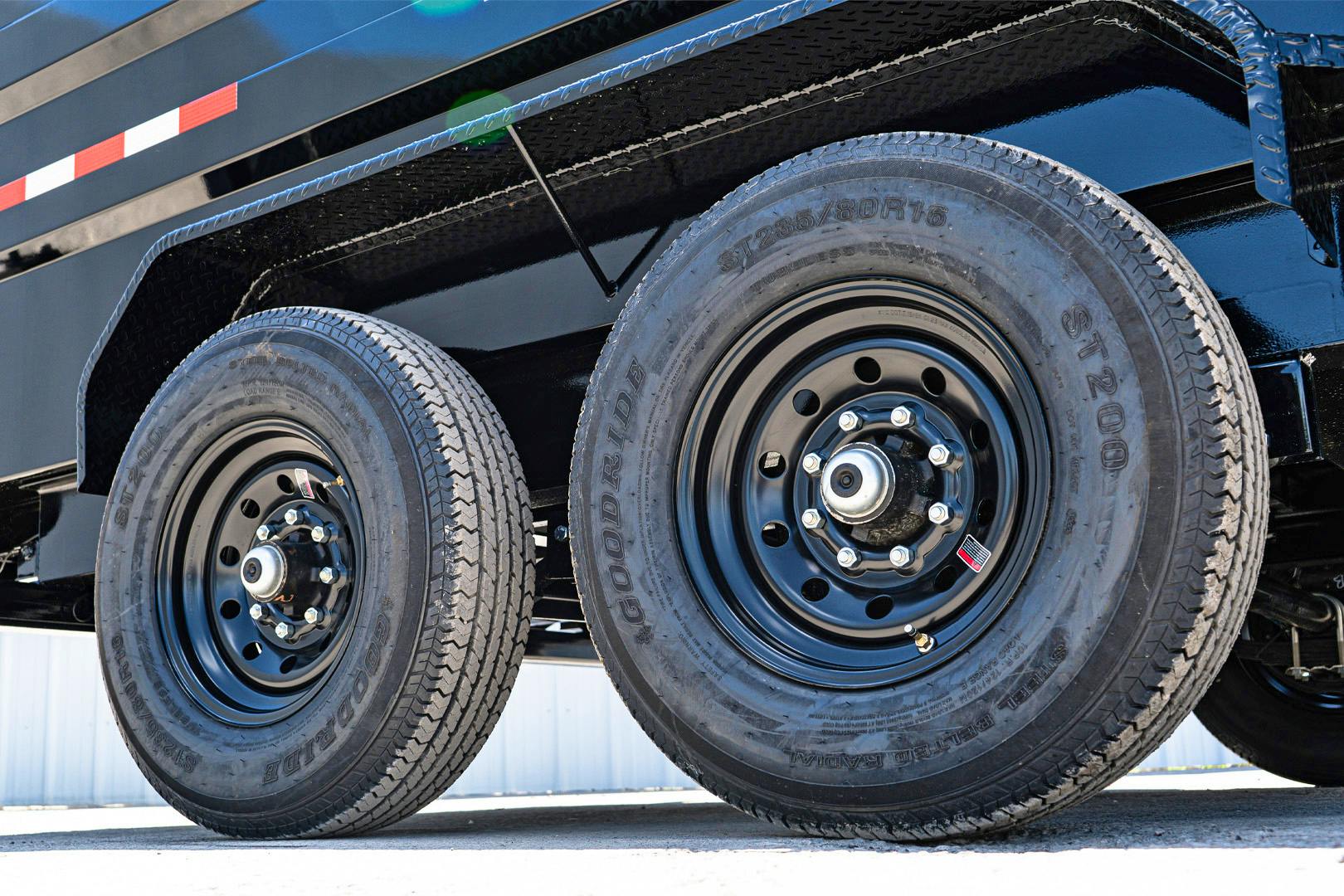 PJ Trailers 16'x83" Low Pro High Side Dump Trailer w/ 4' Sides (DM)