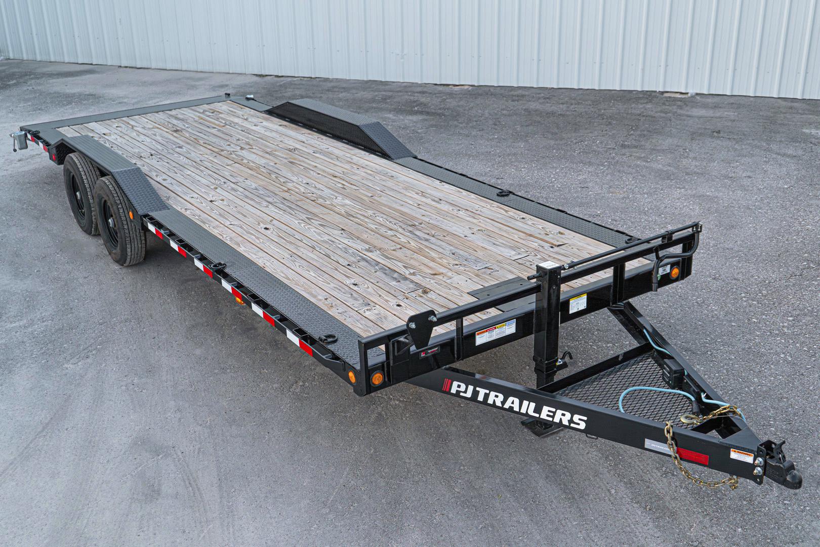 PJ Trailers 24'x102" 6" Channel Super-Wide Equipment Trailer (B6)