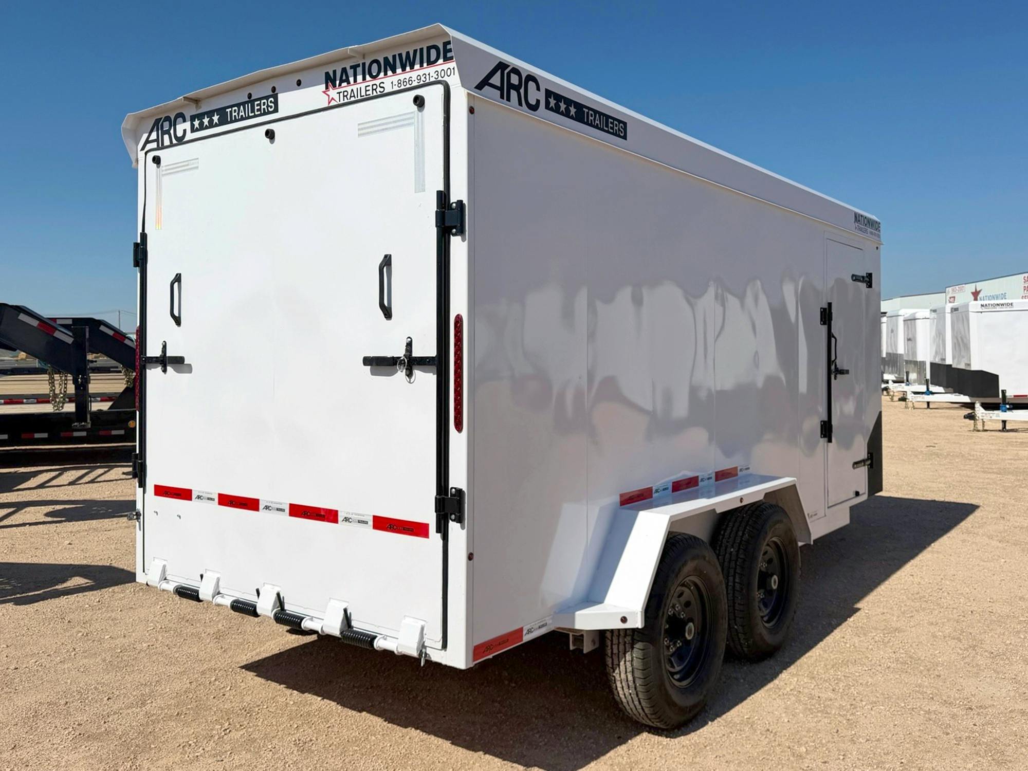 ARC Trailers ARC BCS 6'6" × 16' Steel Enclosed Cargo Trailer
