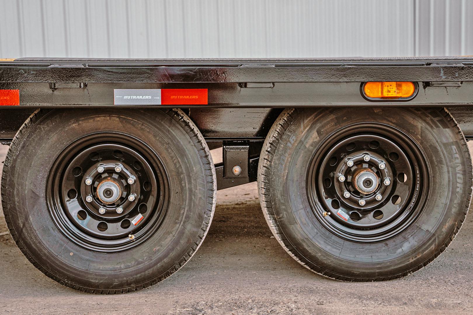 PJ Trailers 24'x102" 8" I-Beam Deckover Flatbed Trailer (F8)