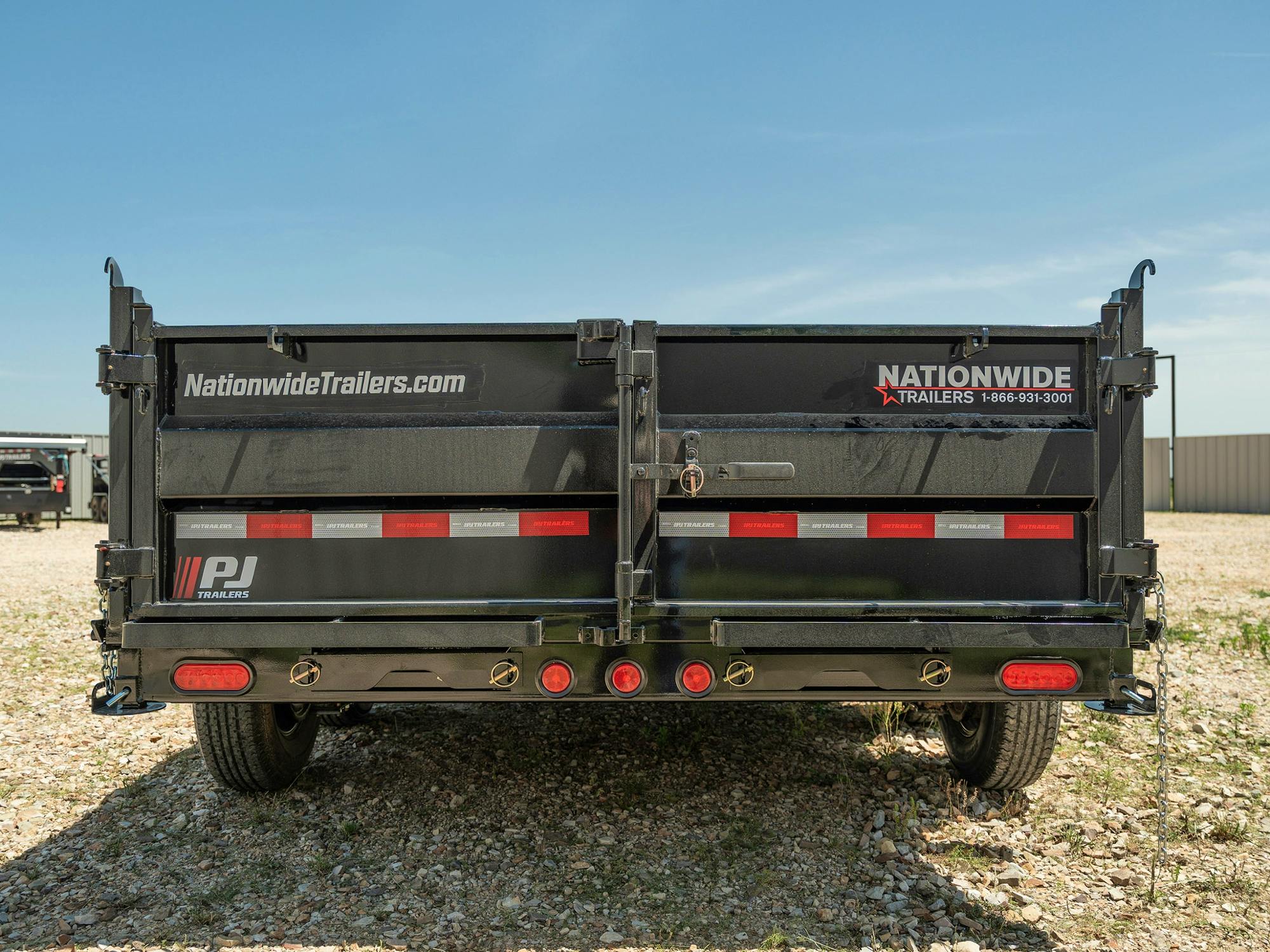 PJ Trailers 14'x83" Telescopic Dump Trailer w/ 2' Sides (DT)