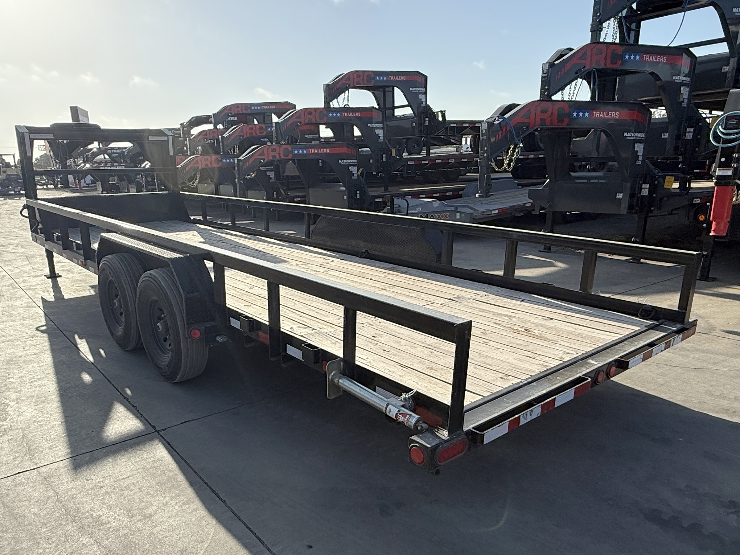 PJ Trailers 24'x83" Equipment Trailer w/ Slide-In Ramps (P8)