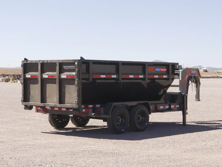 ARC Trailers High-Capacity Gooseneck Roll-Off Roll-Off Trailer
