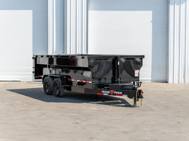 Texas Pride 16'x83" Telescopic Dump Trailer w/ 36" Sides & Rear Barn Doors