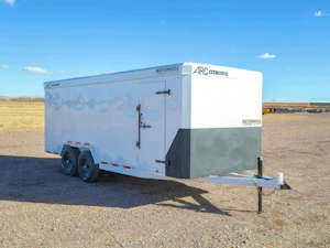 ARC Trailers 7'10"X20' Steel Enclosed Cargo Trailer w/ Rear Ramp Door (BCS)