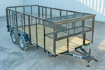 Texas Bragg 14'x83" Landscape Trailer w/ 4' Sides & 4' Gate (L2) Stock #89886 - Thumbnail 1