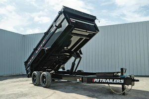 PJ Trailers 16 ft · 82.5 in bed · 22K GVWR · HD low-profile dump Stock #DEB16S2BTSK - Thumbnail 1