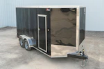 Spartan 7 x 16 ft · 7K GVWR · black · 6 ft 6 in interior · StableDeck floor Stock #89628 - Thumbnail 1