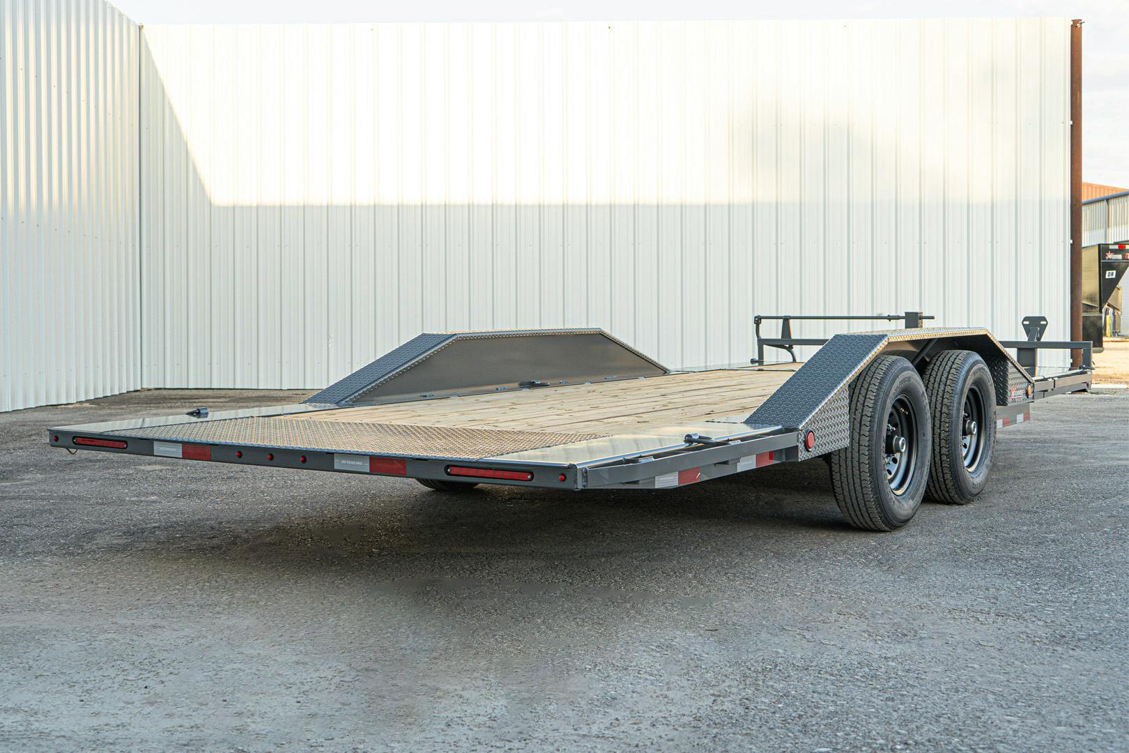 PJ Trailers 20'x102" 6" Channel Super-Wide Gravity Tilt Trailer (TS)