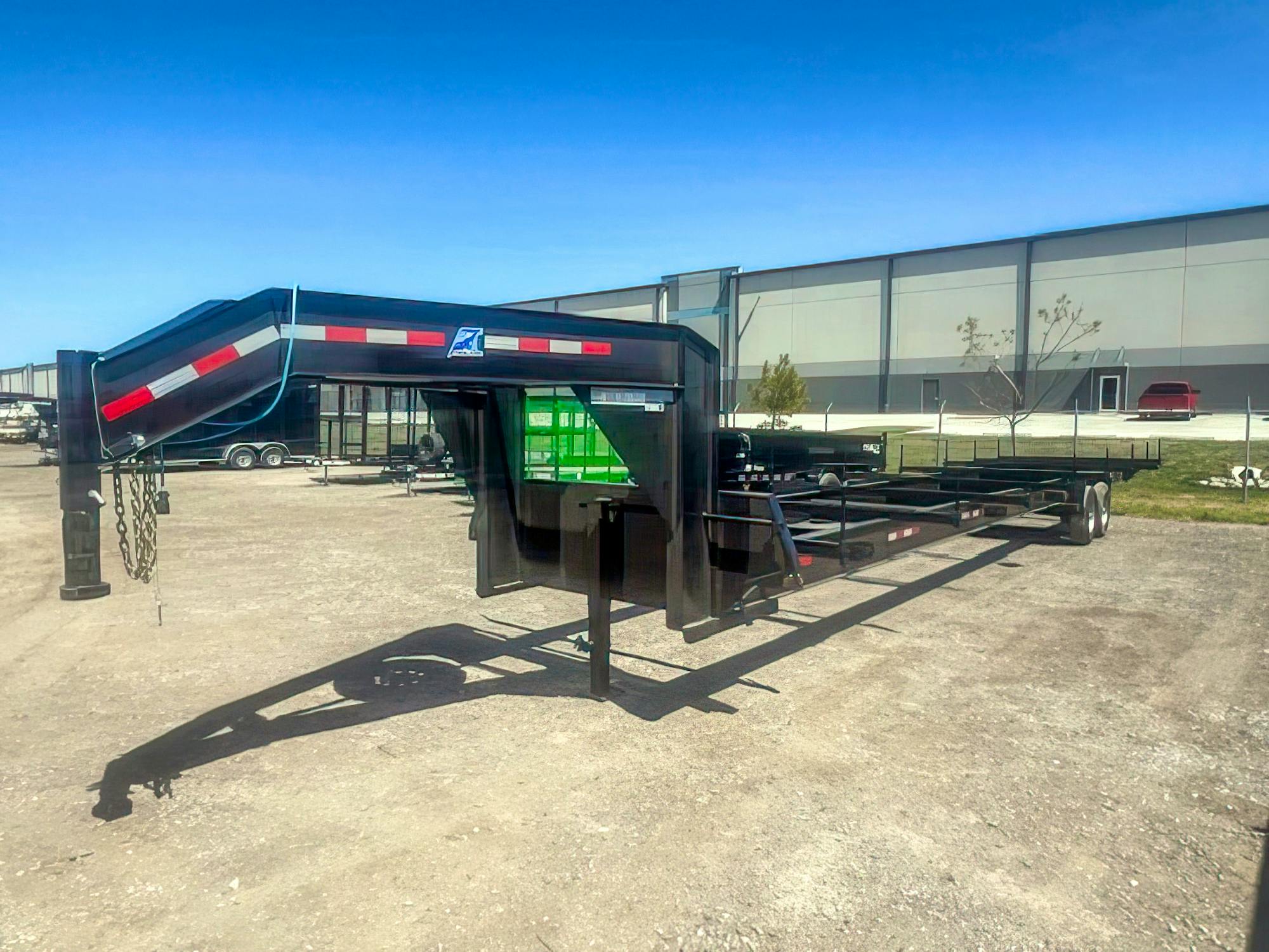 AT Trailers 40'x96" Gooseneck Pipe Hauler Trailer w/ Singles (SP)