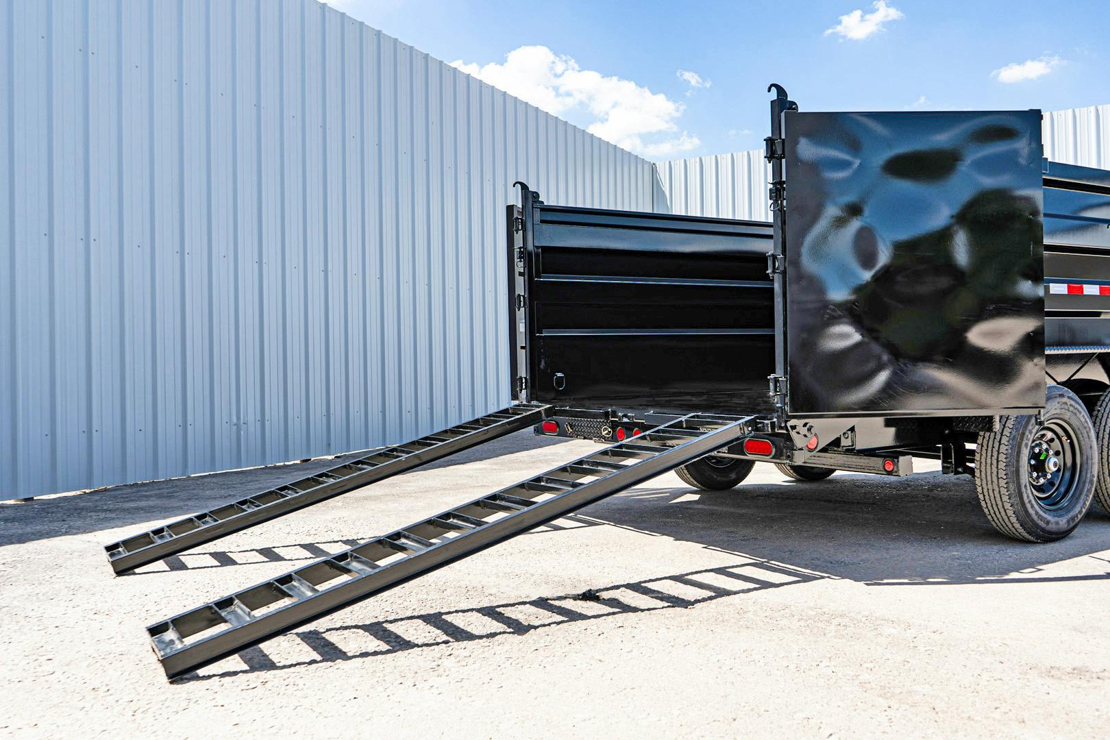 PJ Trailers 16'x83" Low Pro High Side Dump Trailer w/ 4' Sides (DM)